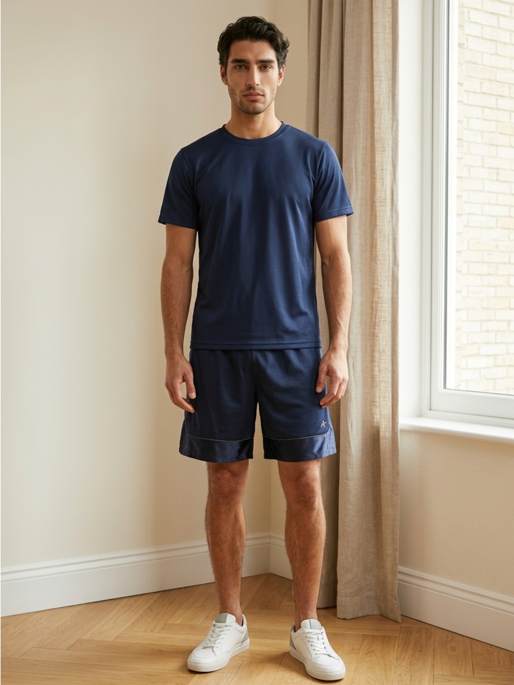 Athletech Navy Blue Men's Training Shorts